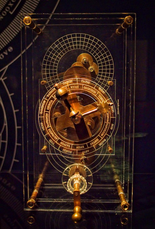 Reconstruction of the mechanism from Antikythera